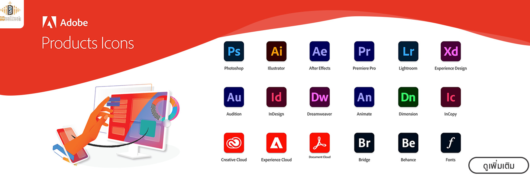 โปรแกรม Adobe Creative cloud ราคา