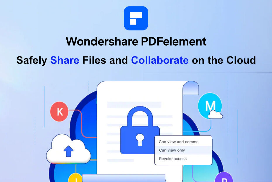 Wondershare PDFelement - Safely Share Files and Collaborate on the Cloud ☁️

คุณสามารถแชร์ไฟล์เพื่อทำงานร่วมกันบน Cloud พร้อมจัดระเบียบไฟล์ที่แชร์
และยังมาพร้อมกับระบบรักษาความปลอดภัยที่สามารถบันทึกกา